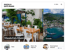 Tablet Screenshot of masalaeatsmiami.com
